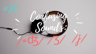 Confusing sound 20: \/ʤ\/ v. \/ʒ\/ v. \/j\/ - 3 Consonant Sounds. Learn English with Julia