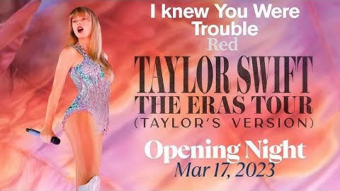 22. I Knew You Were Trouble | Red | Eras Opening Night | Taylor Swift | LIVE on Tour | Glendale, AZ