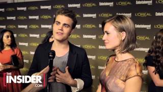 Paul Wesley & his wife Torrey DeVitto Interview - HD 720P - 2012/9/21