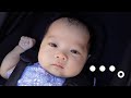 【生後68日】初めてベビーカーに乗った生後2ヶ月の赤ちゃんの反応は！？