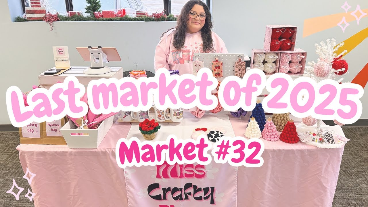 Last market of 2025 🛍️🎄Market # 32! 😅 // Did it go well? 🤭