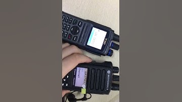 TID DMR DP750 Radio working with Mototrbo DMR radio