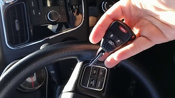 Pulling pin and programming remote key key on a 2014 Dodge Dart with the ikey 820 programming tool