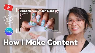 How I Make Nail Content As a Beginner YouTuber 🎬✨📷- Nail Vlog screenshot 5