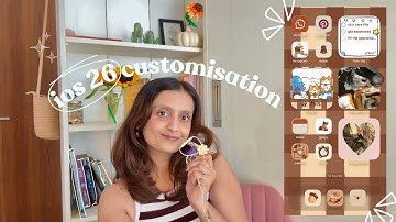 cute ios 26 customisation 💕| easy tutorial, fall vibes, basically a little yap session,iphone 16 pro