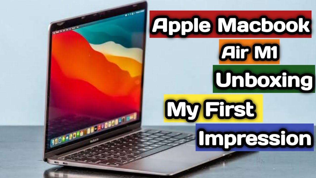Apple MacBook Air M1 Unboxing & First Look || Apple Macbook Unboxing In ...