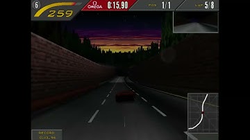 NFS II SE Proving Grounds Arcade 8 Lap (6:05.31)/Single Lap (0:42.93) FZR