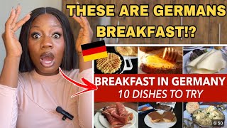 10 Breakfast Foods to eat in Germany | What Germans eat for breakfast (Reaction)