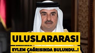 Katar uluslararası eylem çağrısında bulundu