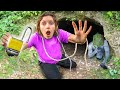 GRACE SHARER ESCAPED from Pond Monster Underground Bunker (I’M FREE !!)