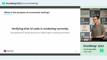 DroidKaigi 2023 - [EN] Building a screenshot testing pipeline that scales | Lukas Appelhans