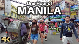 One Hour of MANILA PHILIPPINES Ambience Tour [4K]