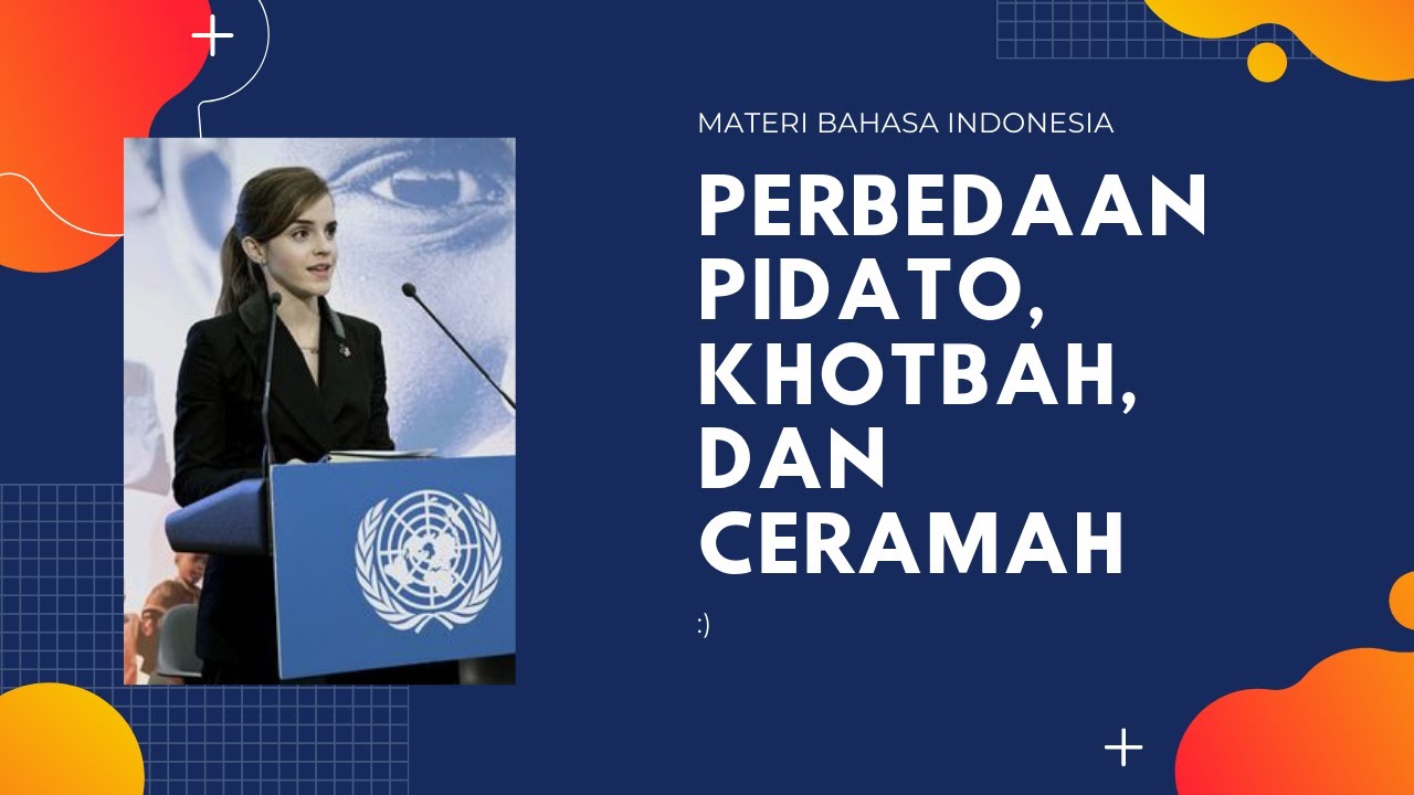 Perbedaan Pidato Dengan Ceramah Pigura