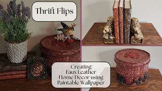 Thrift Flips DIY Home Decor Using Paintable Wallpaper