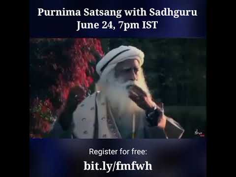 Purnima Satsang with Sadhguru | June 24, 7pm IST