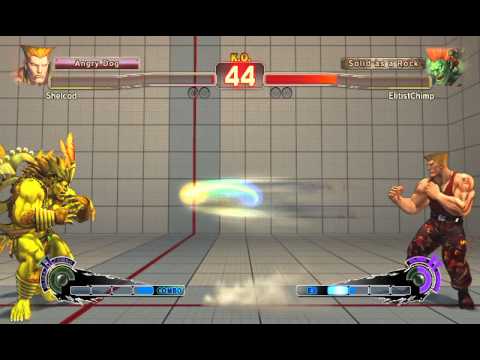 Ultra Street Fighter IV battle: Guile vs Blanka