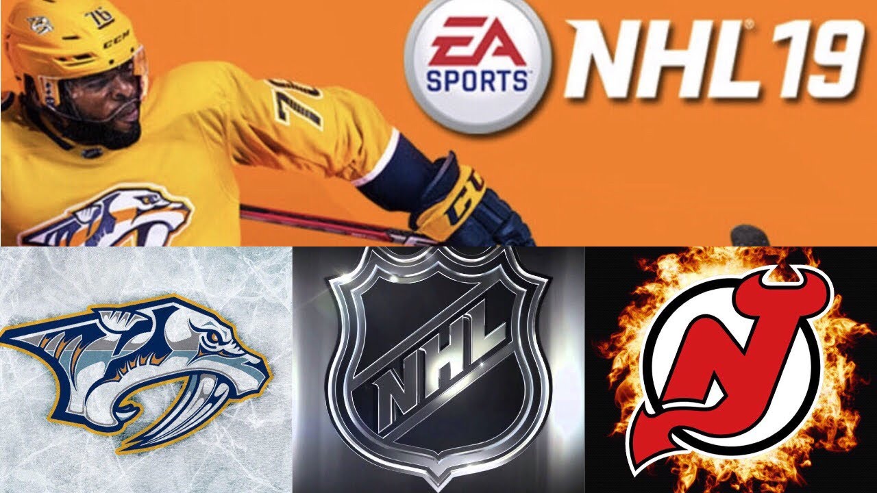 NHL 19 Season Mode: Nashville Predators vs New Jersey Devils (Xbox One HD) [1080p60FPS]