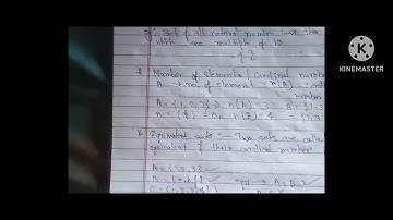 Set theory Nimcet exam 2026