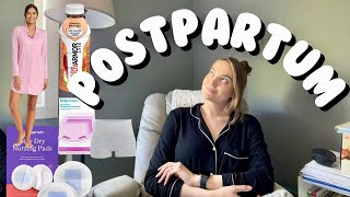POSTPARTUM | sharing my favorite products & advice for recovery, self-care, & comfort