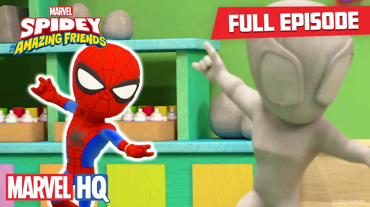 Picture Perfect Pandemonium🎨 🖼️| Spidey and His Amazing Friends Full Episode@MarvelHQ @disneyjr