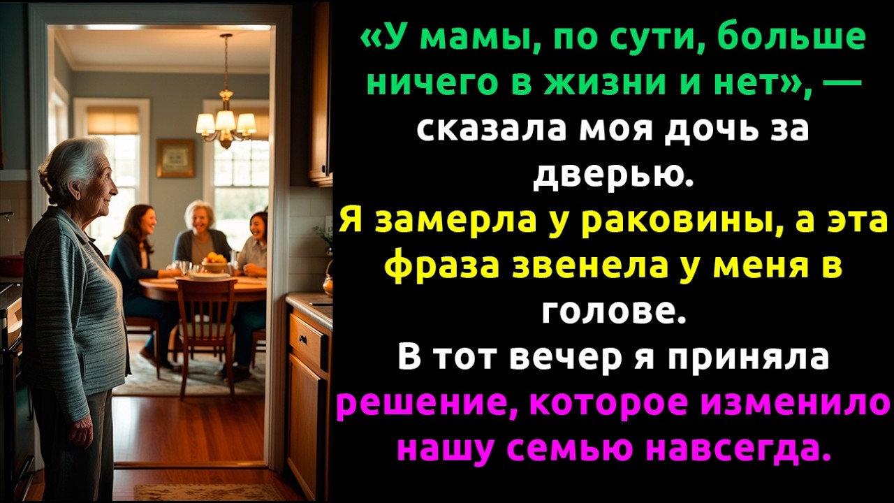 «У мамы БОЛЬШЕ НИЧЕГО НЕТ в жизни», — сказали они. Я решила доказать, что это НЕ ТАК.