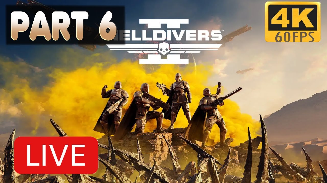 Helldivers 2 | LIVE STREAM #6 - YouTube