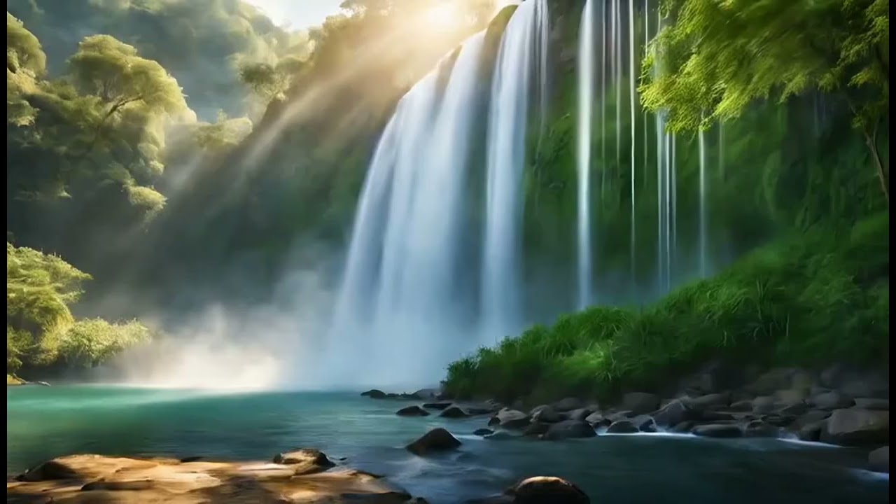 마음안정|심리|안정|예쁜|아름다운|휴식|눈호강|힐링|숲|폭포|자연|기분전환