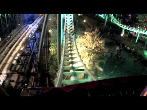 Python winter Efteling, onride in het donker - HD