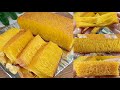 Viral cik mehong  resep kue bika ambon tips supaya cepat bersarang dan serat halus