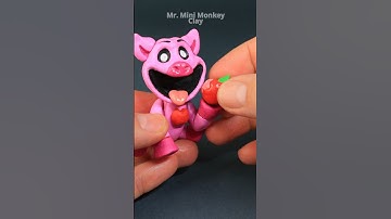 I make Pickypiggy 🐽 | Poppy Playtime for Polymer Clay #pickypiggy #poppyplaytime