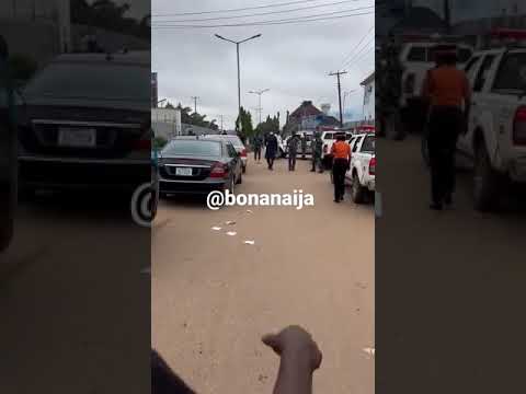 Police Tear Gas Peter Obi Supporters At Ebonyi Rally