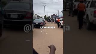 Police Tear Gas Peter Obi Supporters At Ebonyi Rally