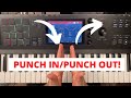 Akai MPC Key 61 Quick Tip - Punch In & Punch Out Recording Tutorial