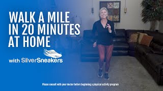 Walk a Mile in 20 Minutes at Home