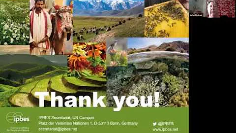 IPBES LDR Web Conference Webinar with Judith Fisher