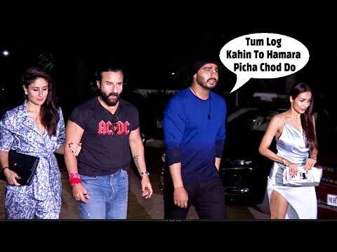 malaika-arora-with-bf-arjun-kapoor-&-kareena-with-hubby-saif-party-after-wedding-announcement