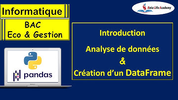 Informatique| Analyse de données et création d