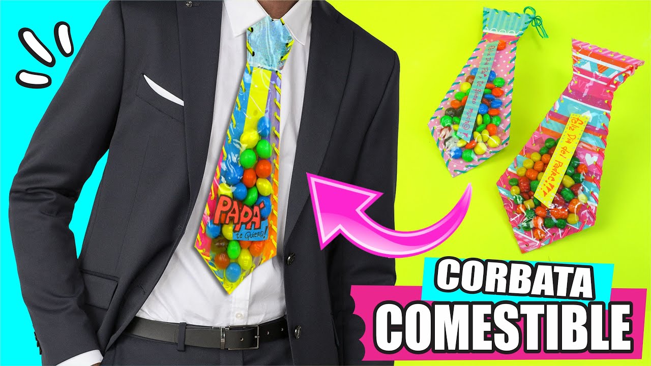 CORBATA COMESTIBLE para PAPÁ! ☆Así o más fácil☆ DIY - YouTube