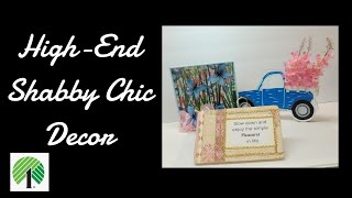 Here's Your Crown Women Supporting Women | High-End Shabby Chic Decor | Dollar Tree Decor