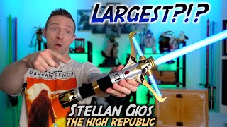 The Largest Galaxy's Edge Lightsaber Yet?! Stellan Gios Legacy Lightsaber!