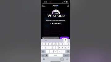 WATCH THE W-SPACE AND FIND A CODE | W COIN NEW YOUTUBE VIDEO CODE| INPUT CODE HERE W COIN VIDEO CODE