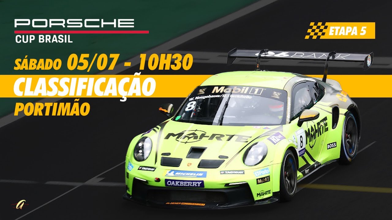 PORSCHE CUP BRASIL ENDURANCE AO VIVO - Classificação - PORTIMÃO