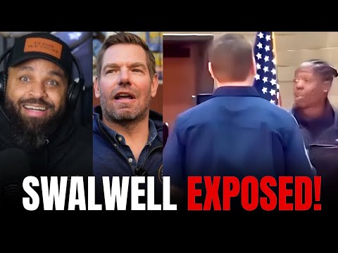 Based Black Woman Confronts Swalwell at Townhall with Question He had No Answer