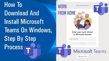 ✅ How To Download And Install Microsoft Teams On Windows | Step By Step Process | ( 2020 ) | Hindi |
