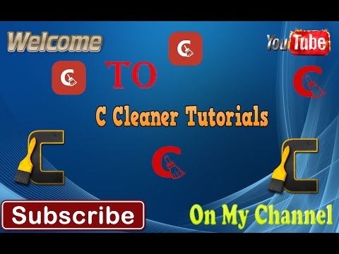 C Cleaner კომპიუტერის გაწმენდა