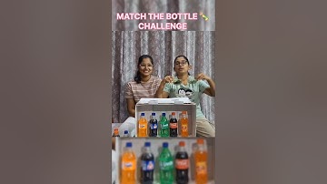 MATCH THE BOTTLE 🍾 CHALLENGE #challenge #games #game #shorts #fungame #funny #trend #gameshorts