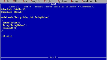 Programming tones/music in C/C++ ( DOS )
