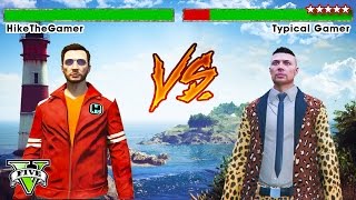 GTA 5 Online VS CHALLENGE! - Hike The Gamer VS Typical Gamer GTA - GTA 5 Funny Moments (GTA 5 PS4)