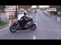 【失敗Ｕターン】　 セパハン大型バイク、公道で転倒の原因は？　BMW k1200S
