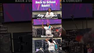 West Love Live At King Georges Back2School Concert